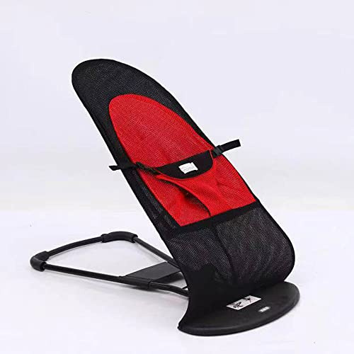 Sedia a dondolo per animali domestici, portatile, regolabile in altezza su tre livelli, ideale per cani e gatti, aiuta il sonno, design confortevole in rosso