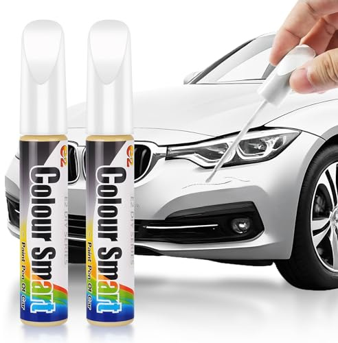 WUIOWPPIC Car Scratch Remover Pen, White Car Touch Up Paint by Registration, Touch Up Paint for Cars, Quick & Easy Solution to Repair Automotive Scratches, Plastic Roofs, Engine Covers, Bumpers