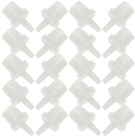 Healeved 200 St Kvinnor Ögonfransförlängningslim Flaska Munstycke Självhäftande Stift Plastflaskförseglare Ögonfranslim Flaskkapsyler Ersättning Franslim Flaskstift Ersättning