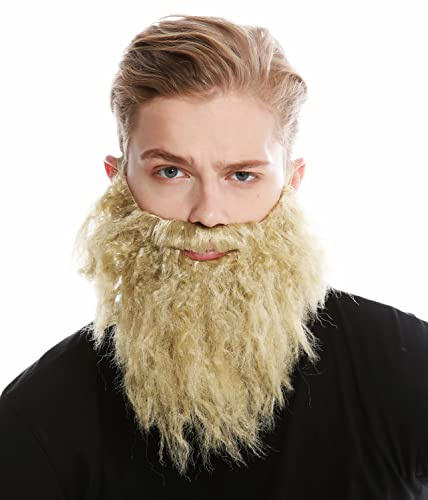 WIG ME UP - 9537B-ZA89 Barbe Blonde Blond Clair Carnaval Halloween Hipster Voleur Bandit prophète Moïse