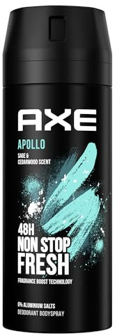 Axe Bodyspray Apollo Deo ohne Aluminium sorgt 48 Stunden lang für effektiven Schutz vor Körpergeruch 150 ml