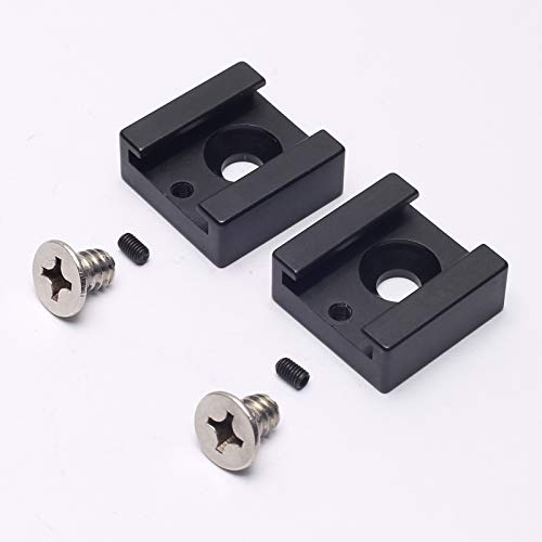 DEVMO Cold Shoe Mount Adapter Bracket Hot Shoe with 1/4 Thread for DSLR Rig Cage Plate Video Light Camera Cage Flash LED Moniter