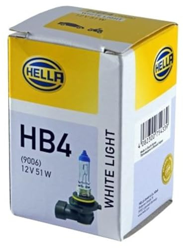 HELLA 8GH 223 498-171 Glühlampe - HB4 - White light - 12V - 51W | 8GH 223 498-171, White Light