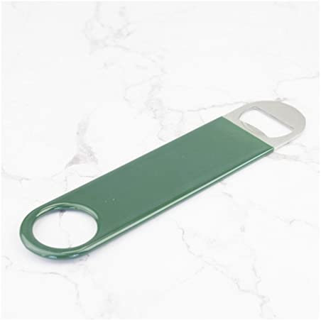 ZZTWER Schnell Edelstahl Bier Flaschenöffner Metallstab-7inch Schwere Dutyer Lever Individuelle Förderung Logo Geschenk Personalisierte Werbegeschenk Korkenzieher (Color : Green)