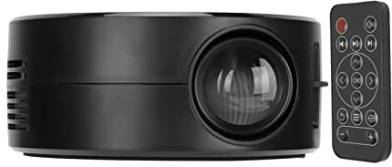 Mini Proyector LED, Misma Función de Pantalla, Altavoces Integrados de 4 Ω y 2 W, Sonido Claro, Compatible con Fuente de Alimentación Móvil, Protección Ocular, Proyector Portátil para Cine en Casa