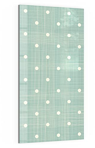 DEQORI Glas-Magnettafel | 50x100 cm groß | Motiv Serviettendesign | Memo-Board aus Glas | Magnetboard inkl. Magnete, Stift & Tuch für Küche & Büro | Tafel magnetisch & beschreibbar