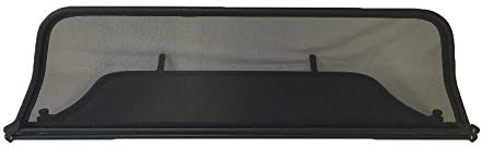 PureWind Windschott kompatibel mit Saab 900 I Baujahr 1986-1994 (Schwarz) – Windschott Universal mit Schnellverschluss ohne Tasche