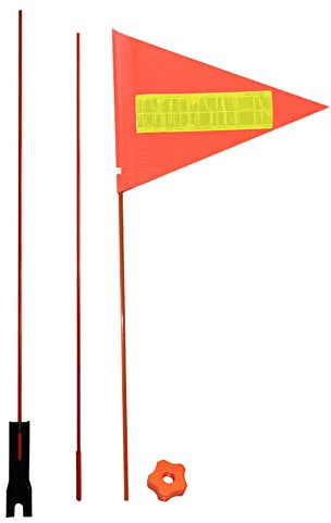 Sicherheitswimpel Kinderfahrrad, Kinder Fahrradfahne, Teilbarer Sicherheitswimpel, Fahrrad Wimpel Wimpelstange, Verstellbare Kinderfahrradfahne Für Kinderfahrrad, Für Jungen Mädchen Radfahren