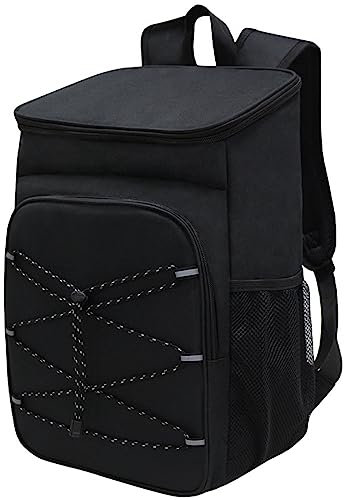 LeGDOr Camping Cooler Backpack 30 Cans, Leakproof Insulated Lunch Backpack Travel Cooler Bag for Men and Women, Large Capacity Waterproof Hiking Picnic Beach Work Trip Thermal Bag