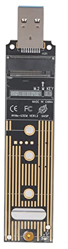 Ejoyous M.2 NVME SSD zu USB Adapter, m2 Nvme EXT Anschlusskabel, für 970 Series 960 Series NVME SSD Unterstützt PCIE Protokolle M.2 NVME SSDs