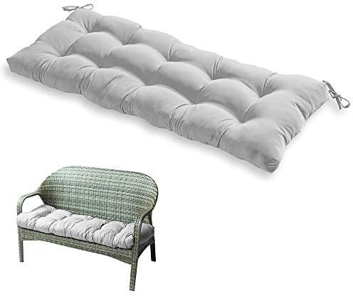 Cojín Acolchado para Tumbona con Reposapiés, 170 x 50 cm, Reclinable para Sillón, Patio y Jardín - Uso en Interiores
