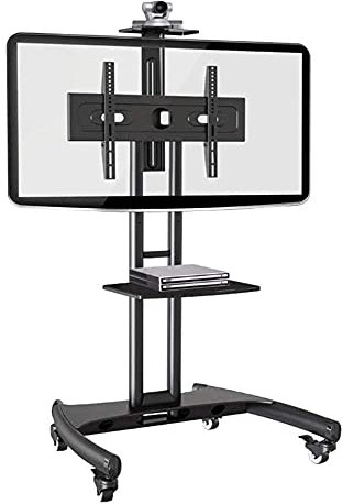 TV Stand,Super Quality Mobile TV Cart 32-65 Flat Panel Plasma TV Stand with Camera Tray and AV Shelf