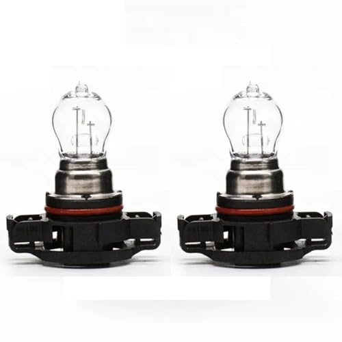 cyclingcolors 2x Glühbirne glühlampe PS19W 12V 19W PG20/1 Birne Lampe Nebelscheinwerfer Abblendlicht Standlicht Scheinwerfer, transparent