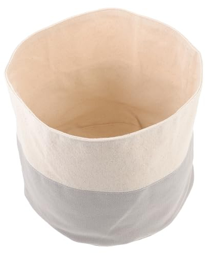 Cabilock Borsa Portapane Riutilizzabile Cestino Per Il Pane in Lino Bianco