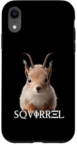 Écureuil avec design fantastique de forêt aux bois Coque pour iPhone XR