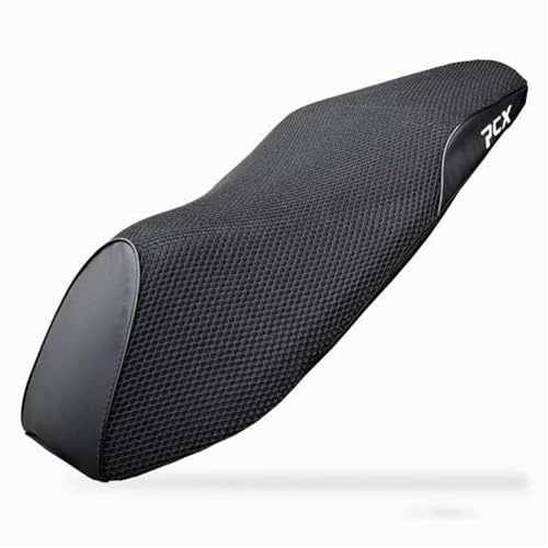 HZBHD Funda De Asiento para Moto para H&Onda PCX125 PCX 125 CC, Scooter, Impermeable, Transpirable Y Resistente Al Sol. Funda Protectora para Asiento(X1)