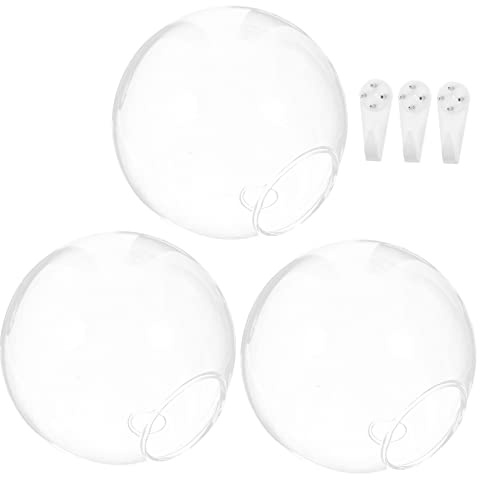 Toyvian Wand Pflanztopf Glasvase Hängend Terrarium Pflanzgefäß Für Innen Hydrokultur Kreativ Transparent 10cm