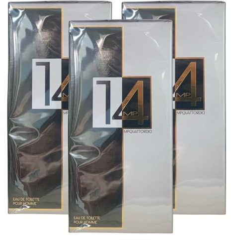 Eau De Toilette MP14 Pour Homme, Fragranza Maschile Dalle Note Legnose e Aromatiche 100ml (3 Unità)
