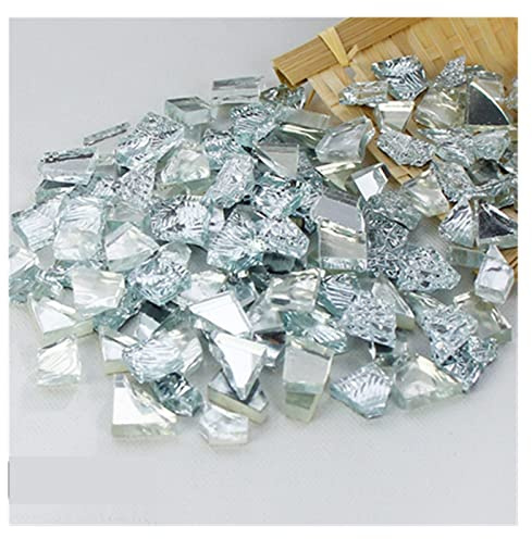 KFGISD, 250g blandade färger kristallglas spegelmosaikplattor oregelbunden form mosaiksten DIY konsthantverksmaterial,Mosaikplattor(C)