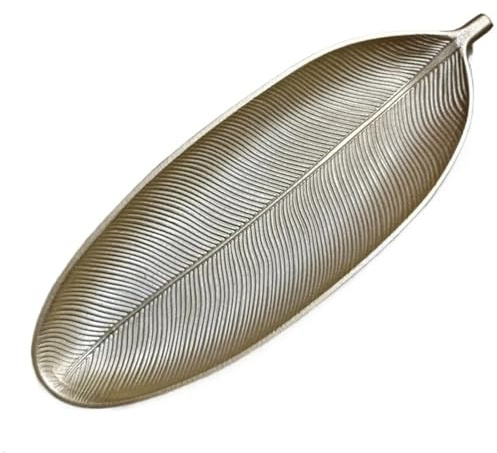 YILWPV Plateau à clés en bois forme de feuille, décoration, bol, bougie cristal, plat bijoux, la maison, 2 pièces Pour Bijoux