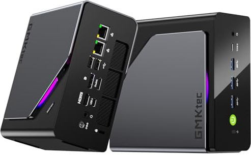 GMKtec K15 AI Mini PC Oculink, Intel Ultra 5 125U(12T/14C, Up to 4.3GHz), 3X M.2 2280 PCIe 4.0x4 MAX Storage Expansion, Dual NIC 2.5G, Quad Display HDM2.1,USB4,WiFi 6E, Mini Computer(No RAM/SSD/OS)