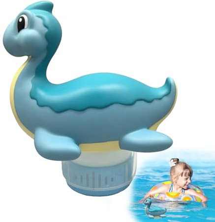Flotteur de chlore pour piscine - Distributeur de tablette pour bain à remous mignon dessin animé, accessoire réglable pour l'entretien de l'eau | Distributeur de produits