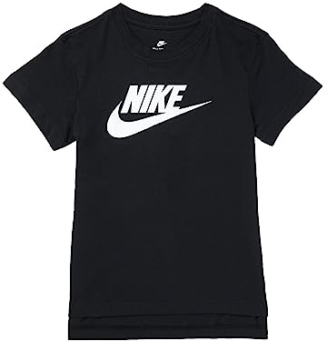 Nike Mädchen Sportswear Basic Futura T-Shirt, Black/White, L