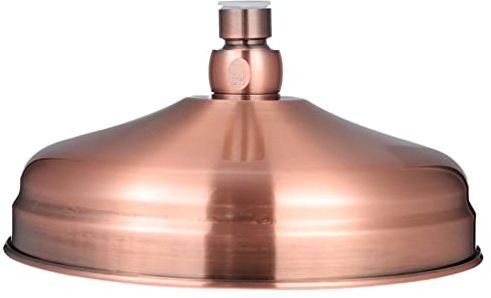 Angoily Pommeau De Douche à Pluie Autonettoyante, Pomme De Douche Anti-Calcaire, TêTe à Pluie Fixe De 20Cm, Fixes Haute Pression TêTe De Ronde Haute Pression Avec MéCanisme Autonettoyant Stable Bain