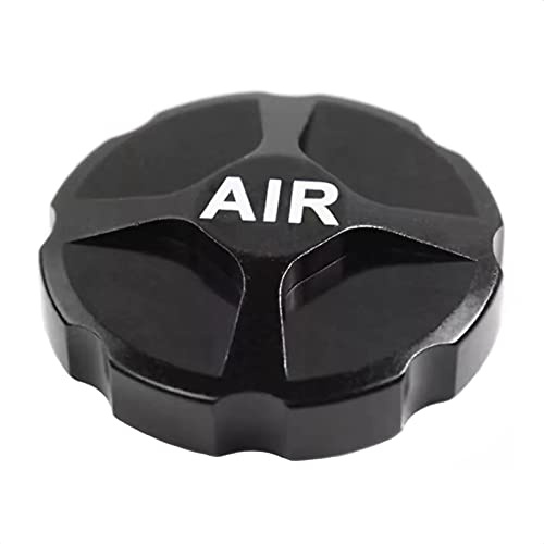 ALEOED Tappo di sospensione per forcella anteriore della bicicletta, in lega di alluminio, per mountain bike, bici da strada, MTB, (nero)