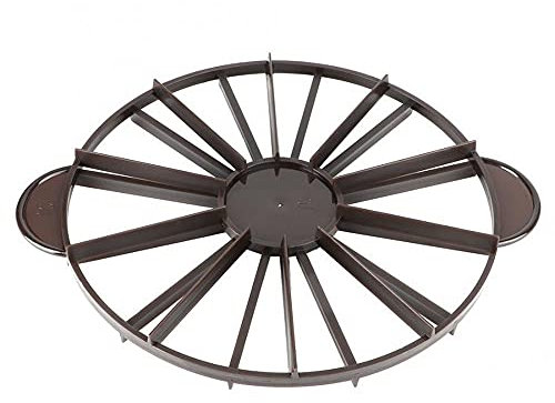 ZAANU Plastic Baking Tool Cheesecake Double Sided Cake Mouss Bread Cake Divider Slice Marker Equal Portion Cutter Cake Tools 10/12Piece(Coffee)/678