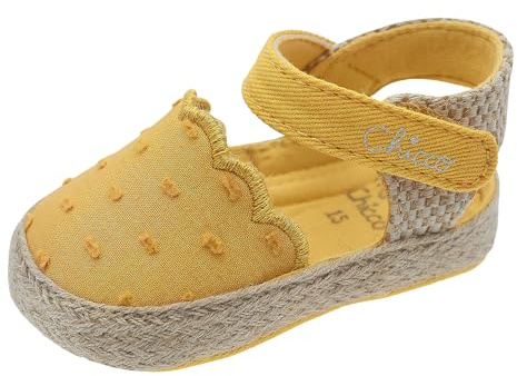 Chicco, Bailarina para bebé con borde de cordón, amarillo, 19 EU, amarillo, 19 EU