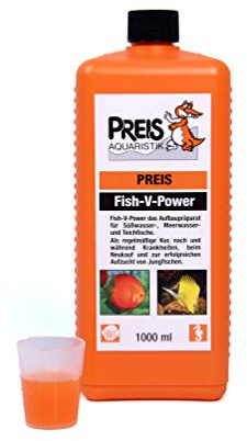 Smart-Planet by Preis Aquaristik - Original Fish V Power 1000ml Fisch Vitamine für Aquarium Süß- und Meerwasser für Gesundheit der Fische