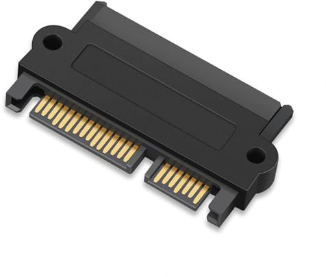 Cavo SAS SFF-8482 a - Cavo adattatore per disco rigido con porta di alimentazione da 15 pin | Cavo ad alta velocità per l'archiviazione del server, connessione madre Accessori per ordini