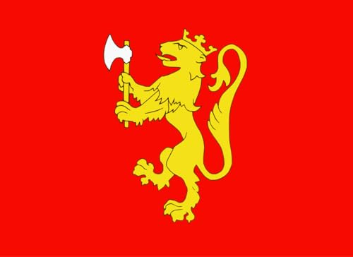 Norwegian Royal Standard Flag 15,7 x 90,6 cm Noway 100% poliestere con occhielli FlagSuperstore