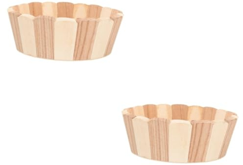 Milisten 2pcs Indoor Outdoor Wooden Planter for Herbs Succulent Flower Pot Window Planter