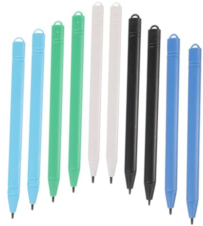Lcd Painting Board Pen Plastic Stylus Pen Set 10 Pcs with Hanging Hole | Painting Tablet Stylus Pen, for Lcd Drawing Boards, No Charging Required, Convenient Hanging Hole
