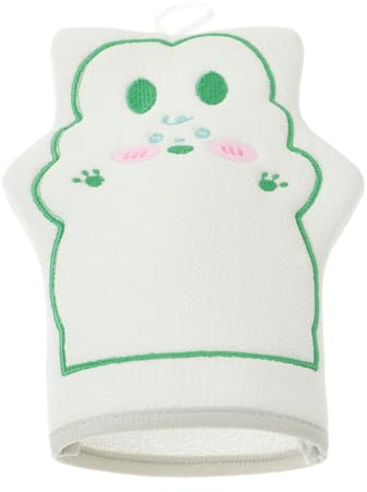 VILLFUL Exfoliating Bath Glove for Boys and Girls Shower Gloves Rough Body Scrubbing Mitts Skin Cleaning Supplies for Boy Girl