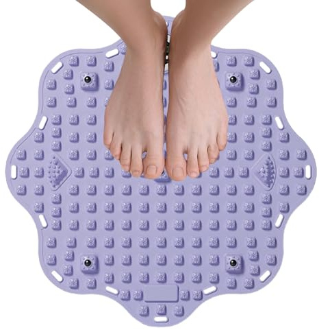 Fotreflexologi Matta Smart Matta med Räknare för Avslappning | Massageunderlag för Vuxna Seniorer Löpare Resenärer och Upptagna Professionella Hemma
