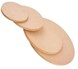 QOKLIYUI Plateau de modelage Robuste pour Argile, Lot de 4, Plateaux potier 4 Tailles, Plaque Vierge en Fibre Bois, Plus Stable et Efficace, etc. Convient pour la poterie Tendre.