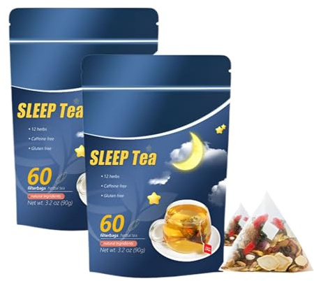 Té De Hierbas For Dormir, Relajación Y Apoyo For El Sueño, Bolsitas De Té Calmante Natural(2PC)