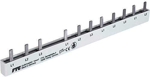FTG – Sammelschiene 3 Phasen 12 Module Gabel 10 mm2