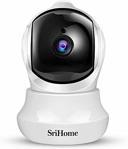 Telecamera di Sorveglianza Wireless FHD: 3MP,1296P IP Camera Wifi /P2P,Con Visione Notturna a Infrarossi, Rilevamento del Movimento e Allarme E-mail,Android e iOS SriHome