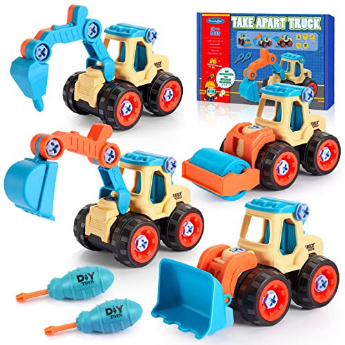 Anginne Digger Toys for 3-12 Year Olds, Kids Toys Age 2 3 Games for 3-12 Year Olds Outdoor Toys for Children Boys Toys Age 3 4 5 6 7 8 9 10 Years Old Boys Gifts Construction Toys for 3-12 Year Olds