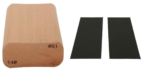 Gitarren-Schleifblock, Gitarren-Luthier-Werkzeug, Holzradius-Schleifblock, Luthier-Werkzeug für Gitarren-Griffbrett-Griffbrett-Bundnivellierung(14 and 15 Inch) Leistungsfähiges Zubehör