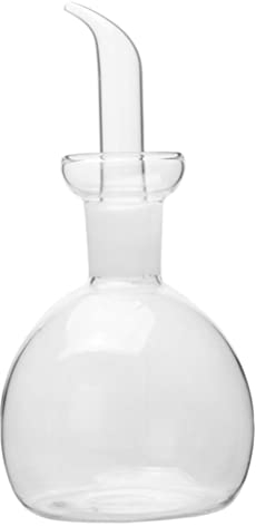 HEMOTON Glass oil bottle Oil can kitchen oil dispenser clear stand vinegar cruet dispenser Oil Vinegar bottle Sauce Cruet Sauce Jar lead- Sauces drip mouth oil tank Condiment bottles
