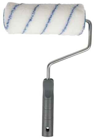 COGEX Farbwalze 180 mm, Farbrolle mit Griff – Farbwalze – Tropfschutz – Länge: 180 mm – für Wände und Decken – Griff aus 100% recyceltem Kunststoff – praktisch