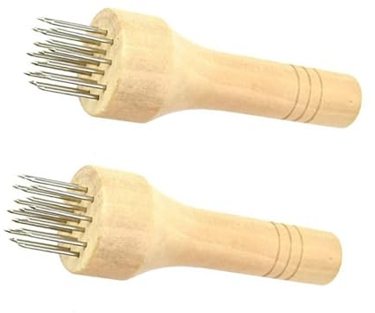 BDHI 2pcs Stainless Steel Meat Tenderizer Meat Blades Needle Food Processing Gadge Chicken Kitchen Accessories(Y225-2)