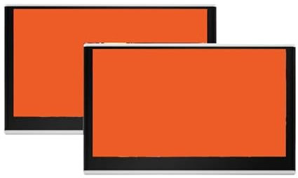 MZZYG Lecteur DVD de Voiture Moniteur D'appui-tête De Voiture 10,1 Pouces Tablette Multifonction Écran Tactile Lecteur Vidéo De Véhicule 4K Lien Miroir/WiFi/HDMI TV De Voiture(2 PCS 10 inch 2-32GB)