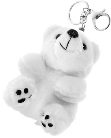 PHENOFICE Bären-schlüsselanhänger Plüsch Cartoon Tier Hängende Verzierung Rucksackzubehör Party Geschenk Mini Anhänger Für Tasche Hut Schlüssel Sammeln