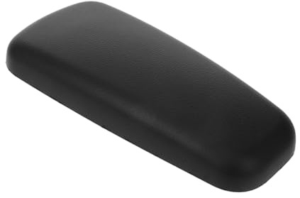 Mittelkonsolenpolster für Auto und Knie, Pu, Schwarz, Komfortabel | Mittelkonsole im Auto, Anti Rutsch Design, Stützende Polsterung, für Knie und Ellbogen, 1 Stück